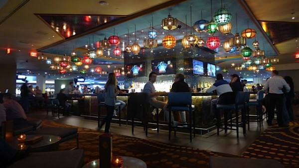 En aften sammen med GRS på Luxor, her fra baren.
